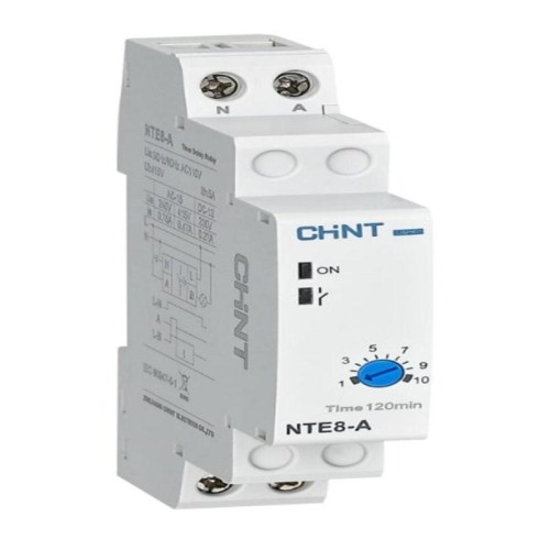 Реле времени NTE8-120A (задержка времени выключения) 12-120с 1НО AC110В (R) CHINT 258345