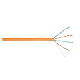 Кабель U/UTP кат.5E (класс D) 4 пары 24 AWG (0.49мм) тест по ISO/IEC 100МГц ОЖ BC чистая медь внутр.