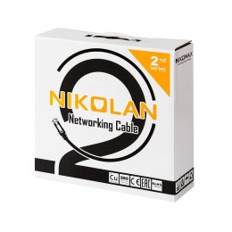 Кабель U/UTP кат.5E (класс D) 4 пары 24 AWG (0.49мм) тест по ISO/IEC 100МГц ОЖ BC чистая медь внутр.