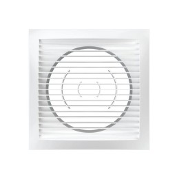 Решетка вентиляционная РСФ фланец d125 170х170 пластик ERA 1717РС12.5Ф