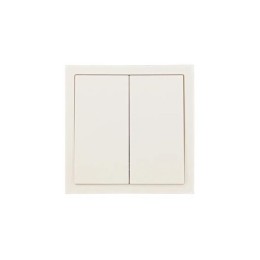 Выключатель 2-кл. СП ZIMA IP20 10А безвинт. зажим слон. кость LEZARD 704-9088-101QC