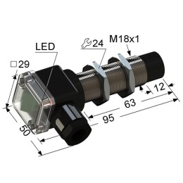 Выключатель бесконтактный PS2-18M95-8N74-B (ВБ2.18М.95.8.7.2.В ВБ2.18М.95.8.7.4.В) МЕГА-К A8010-8008