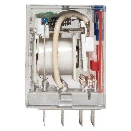 Реле промежуточное с кнопкой и мех. индикацией RPAt 22/3 10A 110В DC AVERES EKF rpat-22-3-110DC