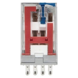 Реле промежуточное с кнопкой и мех. индикацией RPAt 22/4 5A 110В DC AVERES EKF rpat-22-4-110DC