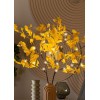 Ветвь гинкго имитация 90см 32LED тепл. бел. IP44 6ч таймер провод корич. 50см КОСМОС KOC_INT-B130
