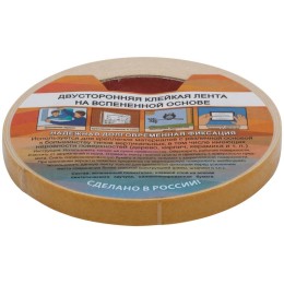 Лента монтажная клейкая на вспененной основе 12ммх5м черн. КУРС 11781