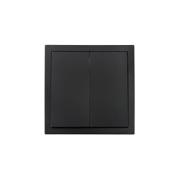 Выключатель 2-кл СП ZIMA IP20 10А безвинт. зажим черн. бархат LEZARD 704-4288-101QC