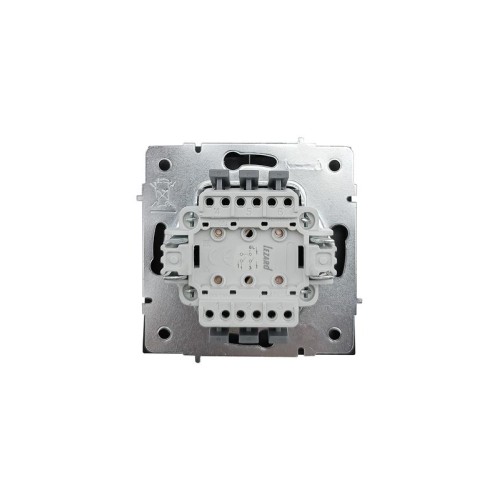Выключатель 2-кл СП ZIMA IP20 10А безвинт. зажим черн. бархат LEZARD 704-4288-101QC