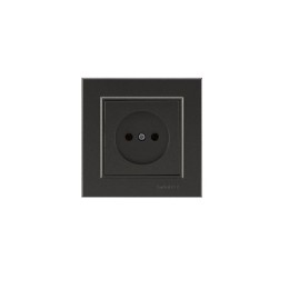 Розетка б/з СП Karea 16А IP20 дым. керамика Makel 56050002