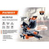 Пила торцовочная MS 210PLD 1400Вт пильный диск 216мм лазерная направляющая двойн. наклон протяг PATR