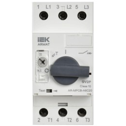 Выключатель автоматический защиты двигателя A6 GV2P 14.5-20А ARMAT IEK AR-MPCB-A6C20