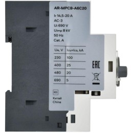 Выключатель автоматический защиты двигателя A6 GV2P 14.5-20А ARMAT IEK AR-MPCB-A6C20