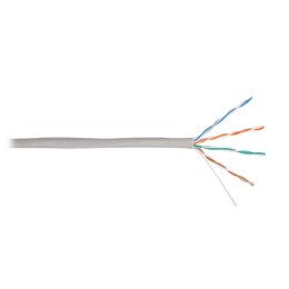 Кабель U/UTP кат.5E (класс D) 4 пары 24 AWG (0.49мм) тест по ISO/IEC 100МГц ОЖ BC чистая медь внутр.