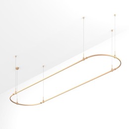 Трек ART-APRIORI-OVAL-HANG-4000х1000 GD IP20 метал. Arlight 054525