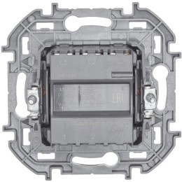 Выключатель 3-кл. Inspiria 10АХ 250В винтов. зажимы сл. кость Leg 673541