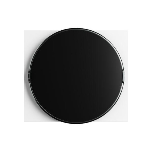 Корпус ArtShell Round силовой встраив. 16мод. Круглый черн. дверь из закал. стекла EKF artshell-r-16