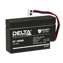 Аккумулятор ОПС 12В 0.8А.ч DT 12008 (T9) Delta 4614010040002