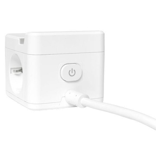 Удлинитель "Куб" 2х1.3м USB + 2Type C с быстрой зарядкой подставкой под телефон и ночником 1кв.мм EK