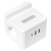 Удлинитель "Куб" 2х1.3м USB + 2Type C с быстрой зарядкой подставкой под телефон и ночником 1кв.мм EK