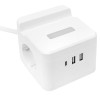 Удлинитель "Куб" 2х1.3м USB + 2Type C с быстрой зарядкой подставкой под телефон и ночником 1кв.мм EK