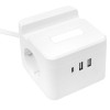 Удлинитель "Куб" 2х1.3м USB + 2Type C с быстрой зарядкой подставкой под телефон и ночником 1кв.мм EK