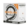 Кабель U/UTP кат.5E (класс D) 4 пары тест по ISO/IEC 100МГц ОЖ BC (чистая медь) 24AWG (0.49мм) внутр