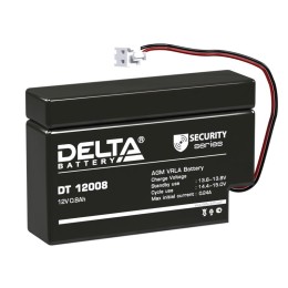 Аккумулятор ОПС 12В 0.8А.ч DT 12008 (T13) Delta 4614010040003