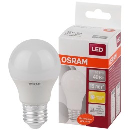 Лампа светодиодная LED Star Classic A 40 5.5W/827 5.5Вт грушевидная матовая 2700К тепл. бел. E27 470