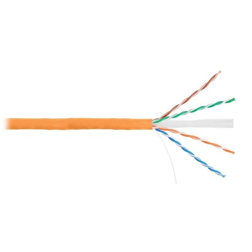 Кабель U/UTP кат.6 (класс E) 4 пары 24 AWG (0.53мм) тест по ISO/IEC 250МГц ОЖ BC чистая медь внутр.