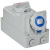 Розетка с мех. блокировкой 16А-6ч 220В 2P+PE ССИ-813 IP67 IEK PSR11-016-3-5-67