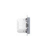 Розетка СП Эпика USB-A+С механизм алюм. EKF UP1-SOA-USBA+USBC