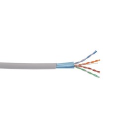 Кабель витая пара ШПД F/UTP кат.5E 4х2х0.48мм 24 AWG PVC solid сер. (305м) (м) ITK BC1-C5E04-311