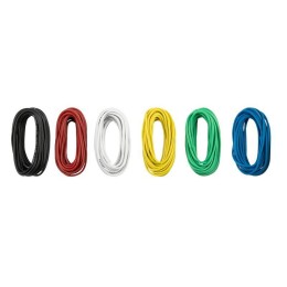 Набор автопровода "Радуга" 1х0.50мм 6 цветов (бел.; желт.; зел.; красн.; син.; черн.) по 3м Rexant 0