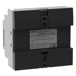 Модуль ЦПУ ПЛК 430 6 DI 6 UI (0-10В/DI) 6 RO 24В DC с экраном ONI PLR-430-CPU-12U06R-1DC-00