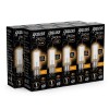 Лампа светодиодная Black 3.5Вт капсульная 3000К тепл. бел. G9 240лм стекло GAUSS 107809103