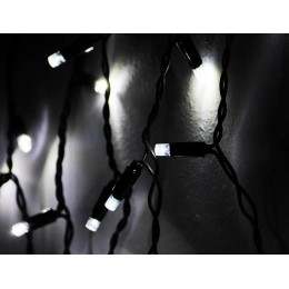 Гирлянда "Бахрома" RB-OIC100LSE-W-T-I4-F 100 бел. светодиодов 2х0.5м 20 нитей 24/56/32/48см соединяе