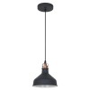 Светильник PL-425S С62 подвес. Amsterdam 1хE27 60Вт 230В черн.+медь Camelion 13023