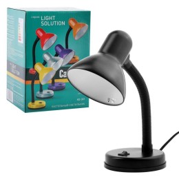 Светильник KD-301 настол. база 230В 60Вт ЛОН E27 черн. Camelion 5754