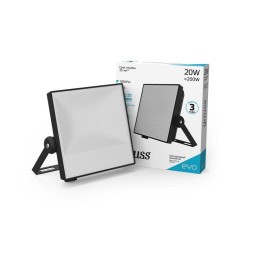 Прожектор светодиодный EVO 20Вт 6500К IP65 1800лм 100-240В ДО черн. GAUSS 687511320