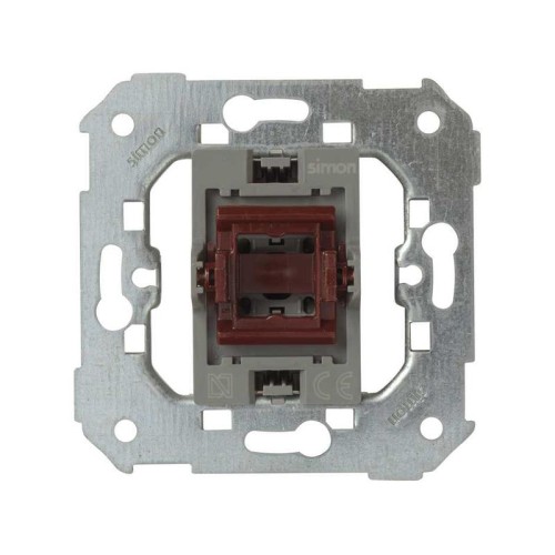 Переключатель проходной 1-кл. СП Simon 82/82Nature/88 10А IP20 250В экспресс монтаж механизм Simon 7