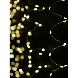 Гирлянда "Занавес-водопад" CLLDM400WW-C-USB-RC 1.5х2м 400 тепл. бел. светодиодов 10 нитей с контролл