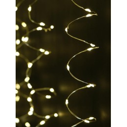 Гирлянда "Занавес-водопад" CLLDM400WW-C-USB-RC 1.5х2м 400 тепл. бел. светодиодов 10 нитей с контролл