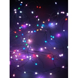 Гирлянда "Нить" ILDM048RGB-C-USB-RC 48 RGB минисветодиодов 4.8м с контроллером для помещений пульт S