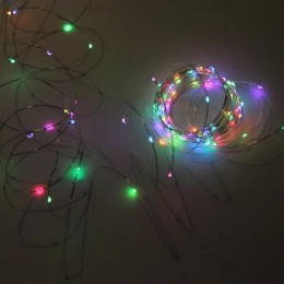 Гирлянда "Нить" ILDM120RGB-C-USB-RC 120 RGB минисветодиодов 12м с контроллером для помещений пульт S