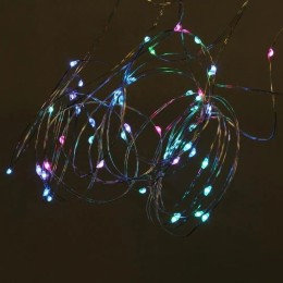 Гирлянда "Нить" ILDM120RGB-C-USB-RC 120 RGB минисветодиодов 12м с контроллером для помещений пульт S