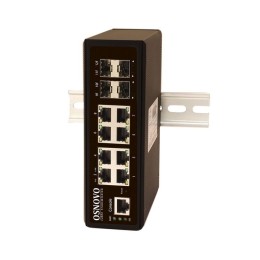 Коммутатор промышленный управляемый (L2+) SW-70804/IL Gigabit Ethernet на 8 GE Rj45 + 4 OSNOVO 13349