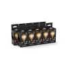 Лампа светодиодная филаментная Black Filament 5Вт P45 шар 2700К тепл. бел. E14 420лм GAUSS 105801105