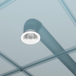 Вентилятор осевой с обратн. клапаном круглой решеткой двигателем на ш/подшип. D 125 ERA FLOW 5 C BB