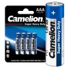 Элемент питания солевой AAA/R03 R03P-BP4B BL-4 син. (блист.4шт) Camelion 3214