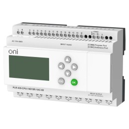 Модуль ЦПУ ПЛК 430 14 DI 10 RO 220В AC с экраном ONI PLR-430-CPU-14D10R-1AC-00